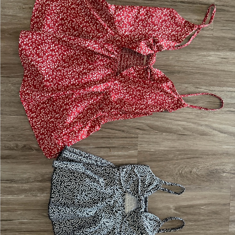 Mommy and me matching floral tops